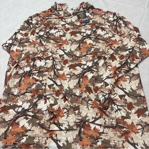 Men's Camouflage Long Sleeve lightweight performance hoodie with UV protection